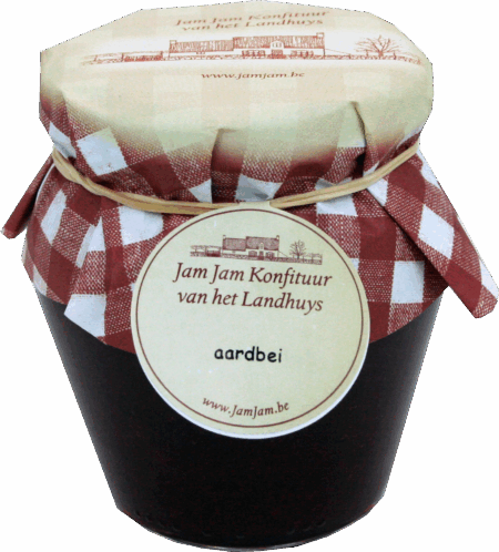 Jam Jam Confituur aardbei 212ml 6st
