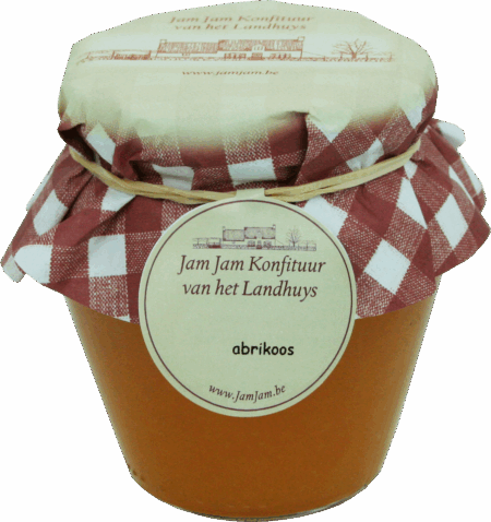 Jam Jam Confituur abrikoos 212ml 6st