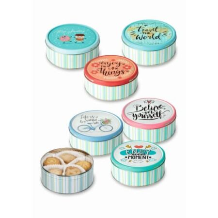 Blik Deense koekjes Happy Days 150 G