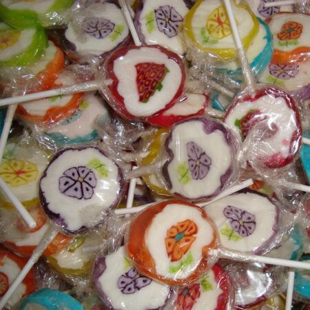 Crest Rock Lollies Bloem-Fruit +-100x12g