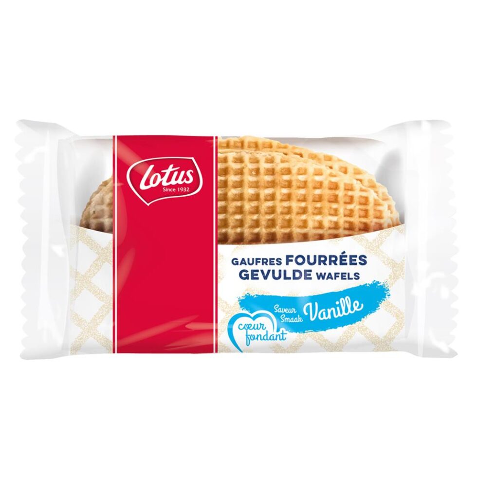 Lotus Gevulde Wafels met Vanille 30x62g 2st