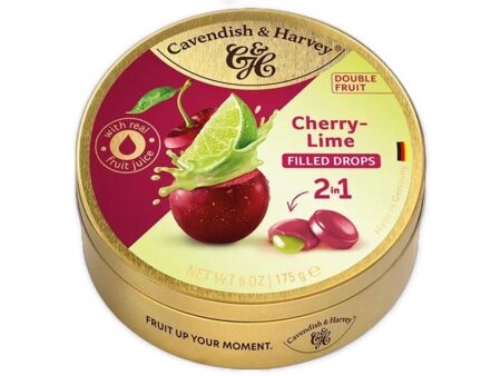Cavendish & Harvey Cherry-Lime Filled Drops 9x175g