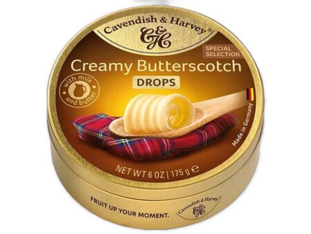 Cavendish &Harvey Creamy Butterscotch Drops 9x175g