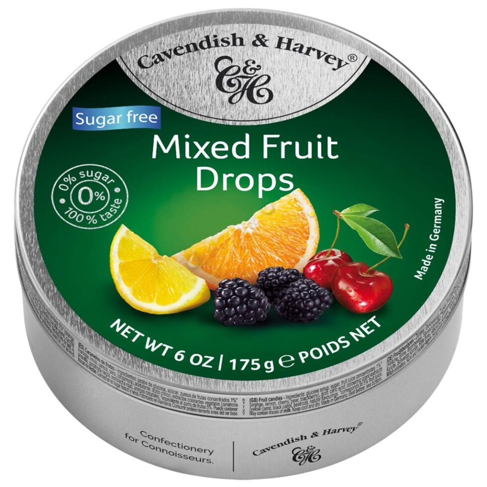 Cavendish & Harvey Mixed Fruit Drops sv 9x175g