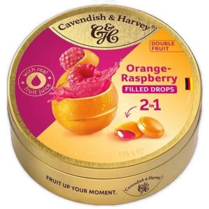 Cavendish & Harvey Orange-Rasp. Filled Drops 9x175