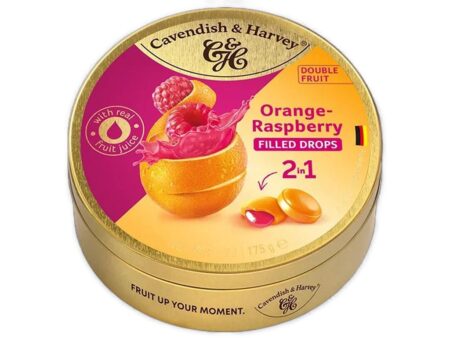 Cavendish & Harvey Orange-Rasp. Filled Drops 9x175
