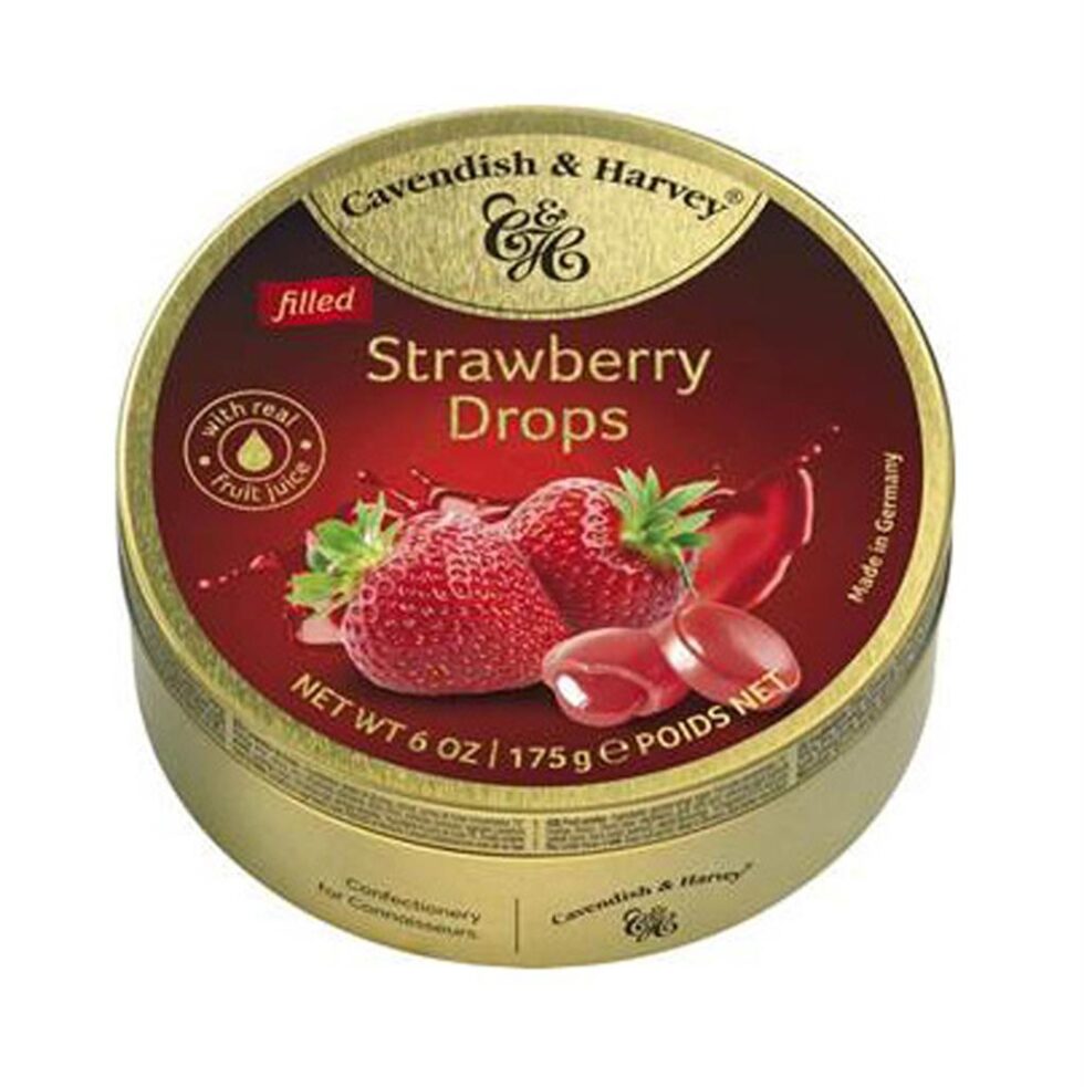 Cavendish & Harvey Strawberry Drops 9x175g