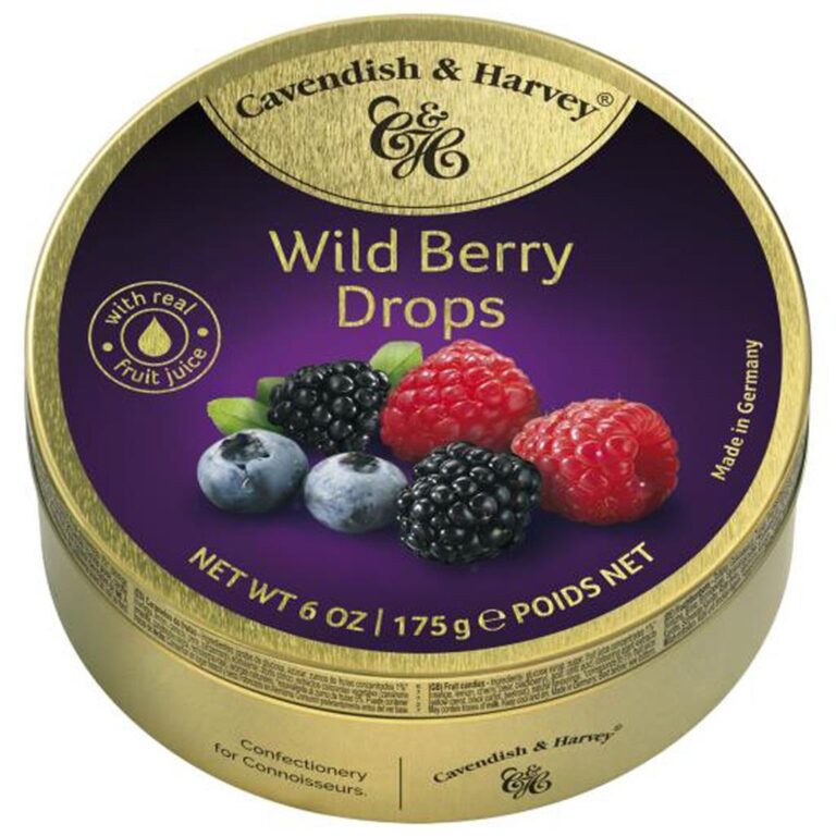Cavendish & Harvey Wild Berry Drops 9x175g