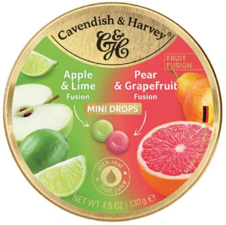 Cavendish&Harvey Apple/Lime - Pear/Grapef. 11x130g